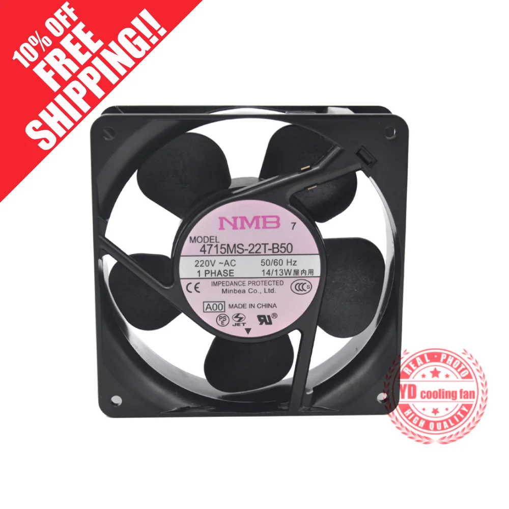 NEW NMB-MAT NMB 4715MS-22T-B50 220V AC220V 12038 12CM cooling fan