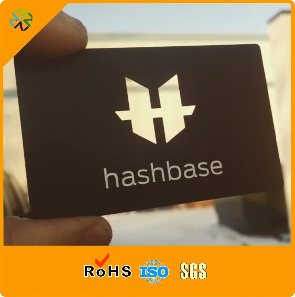 Factory Price Silver Black Stainless steel Metal Business Card hollow out metal business card Business cards   printing