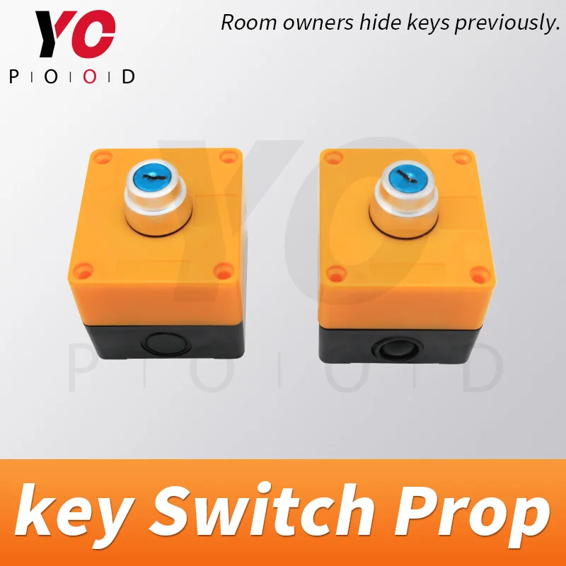 Key Switch escape room prop adjust key to right position to open magnet lock console switch real game chamber YOPOOD