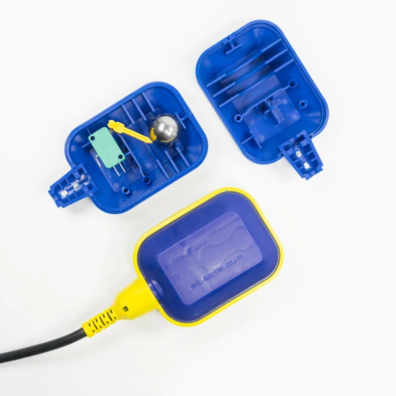 Alimentation électrique 24 VDC, interrupteur électronique à flotteur d'eau, longueur de câble en plastique 500 mm
