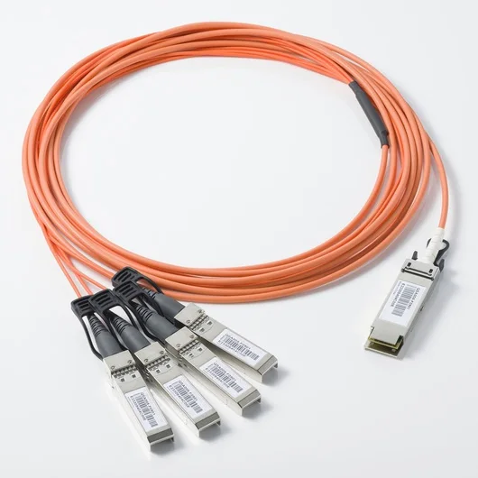 10 g QSFP to 4 SFP + Active Optical Cables, Active 10 g high-speed Optical fiber cable