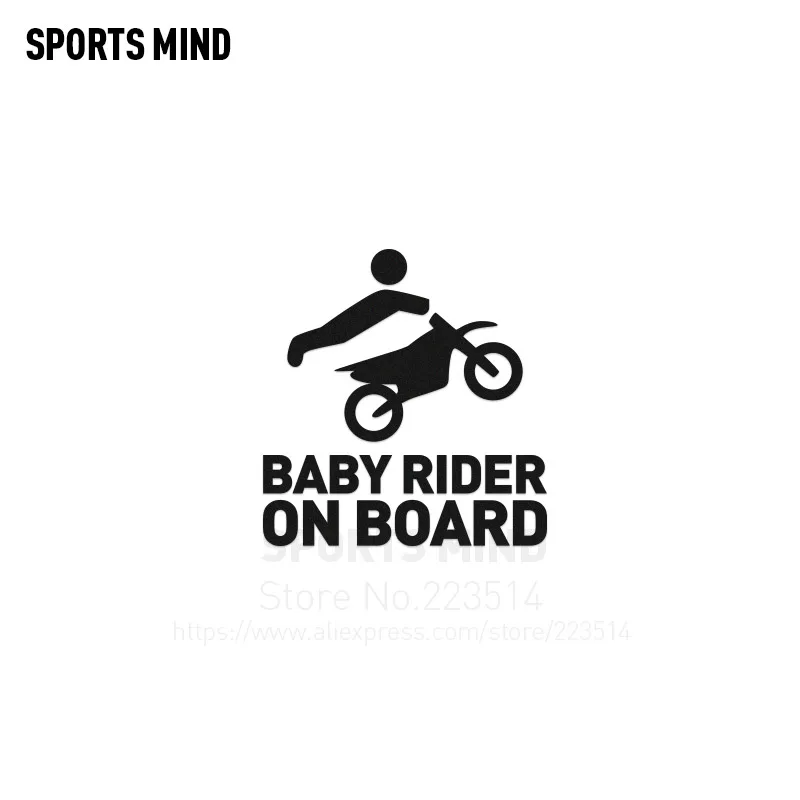 3 Pieces Sports mind Baby on board Automobiles Reflective car Sticker decal For fiat bmw honda audi ford hyundai accessories