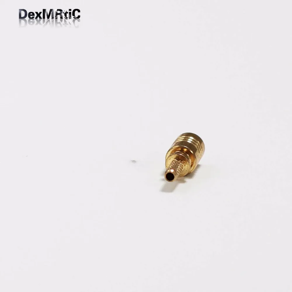 1 pc Baru SMB Perempuan RF coax Connector Crimp Untuk RG316, RG174, LMR100 Lurus Goldplated Grosir