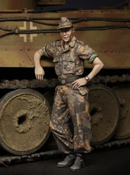 1:35 Resin kit Panzer Crew, Kursk 1943 6 Collectible Unassembled Sculpture for Hobbyists