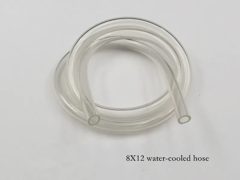 8X12 water-cooled hose Ultra-soft transparent water pipe UV fluorescent water pipe inner diameter 8 outer diameter 1