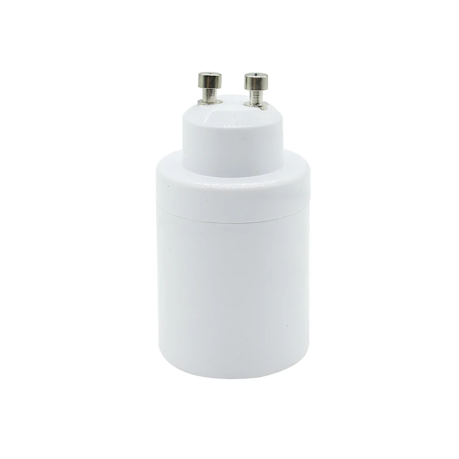 GU10 to E27 ampul baz adaptörü iki pinli konnektör Edison vida ışık soketi dönüştürücü isıya dayanıklı 200 ℃ hayır yangın tehlikesi