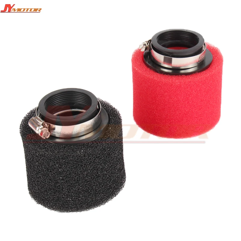 Motorcycle Straight and bent Neck Foam Air Filter 45mm Sponge Cleaner Moped Scooter CG125 150cc Dirt Pit Bike