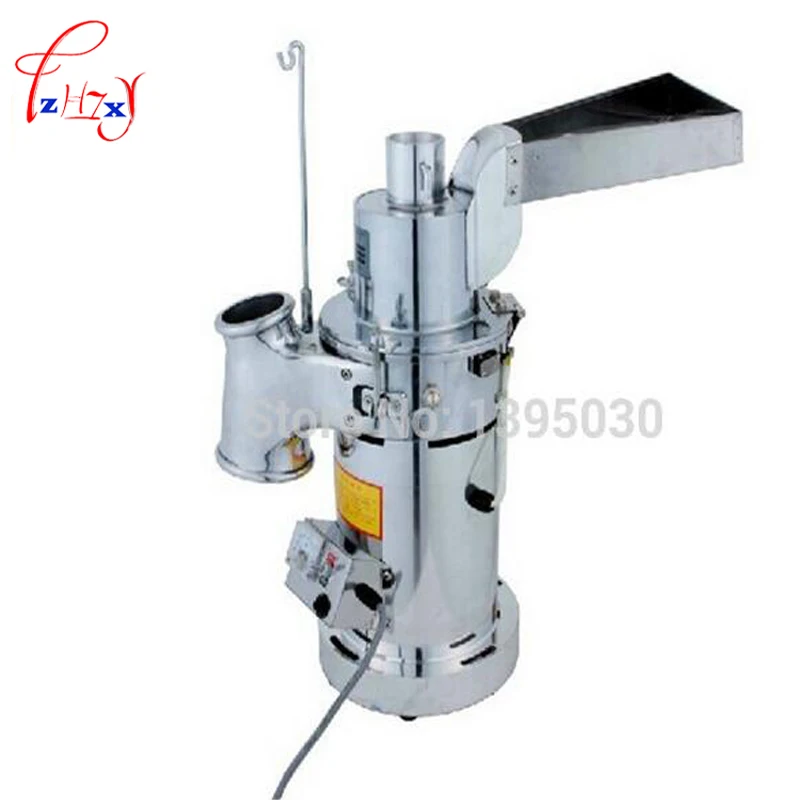 Electric Table-type Continuous Feeding Herb Hammer Grinder Pulverizer / herbs grinding machine 20kg/hour DF-20