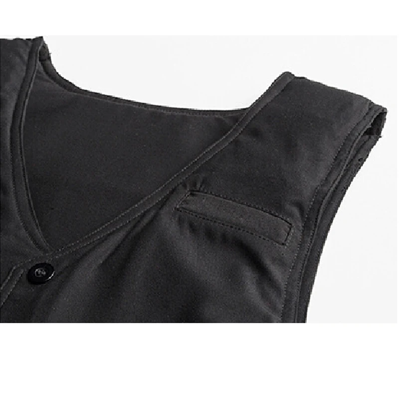 600D Oxford Tecido Stab-Proof Anti-Slashing Segurança Vest Inner-Wearing Leve Flexível Oculto Polícia Vestuário de Protecção