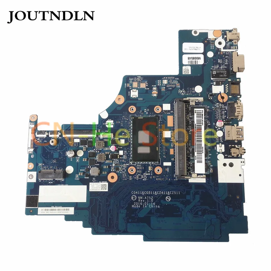 

FOR LENOVO IDEAPAD 310-15ISK Laptop Motherboard 5B20L37431 CG411 CG511 CZ411 CZ511 NM-A752 W/ I3-6100U CPU