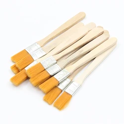 10pcs BGA Solder Flux Paste Brush With Wooden Handle Reballing Tool