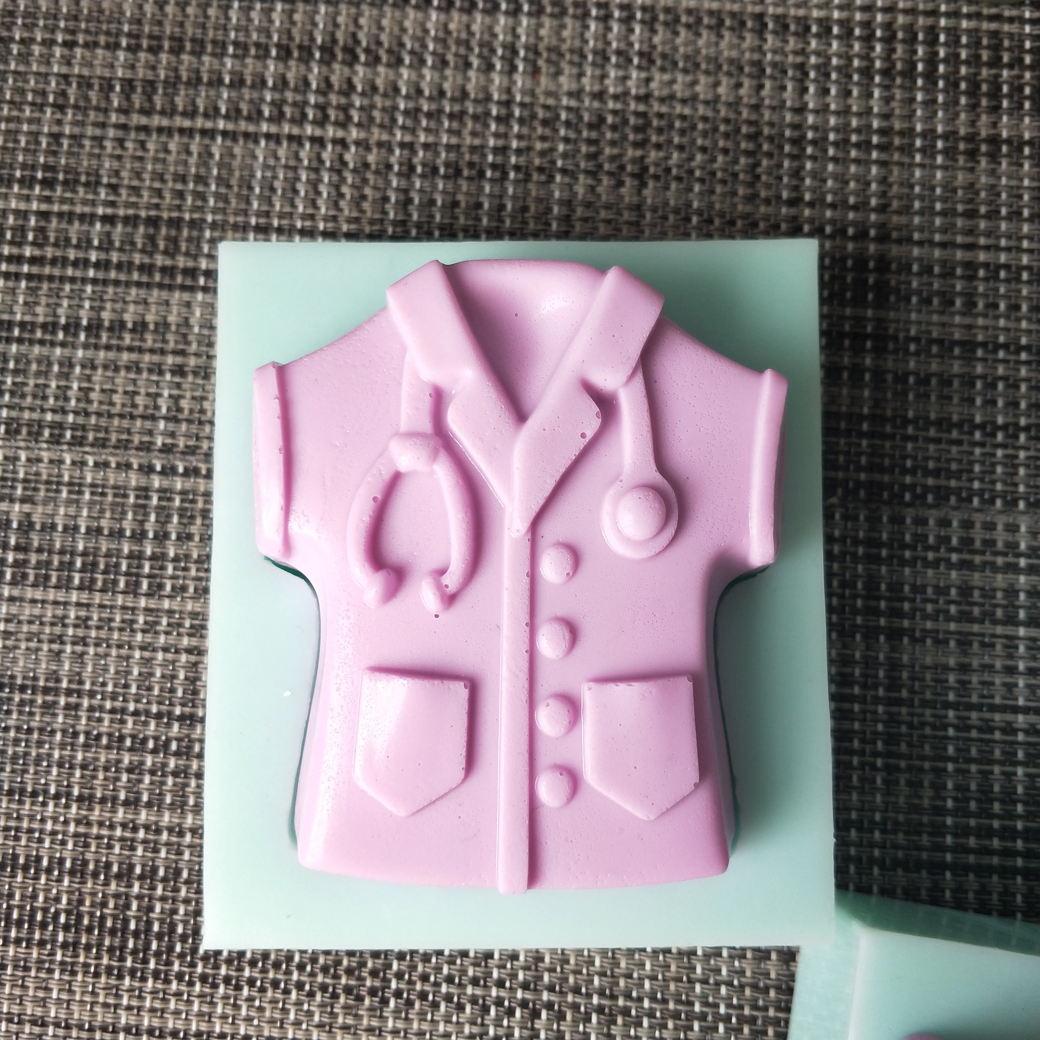 PRZY Doctor Shirt Soap Silicone Soap Mold Handmade Soap DIY Aroma Mould Soap Making Moulds Resin Clay Molds Eco-friendly