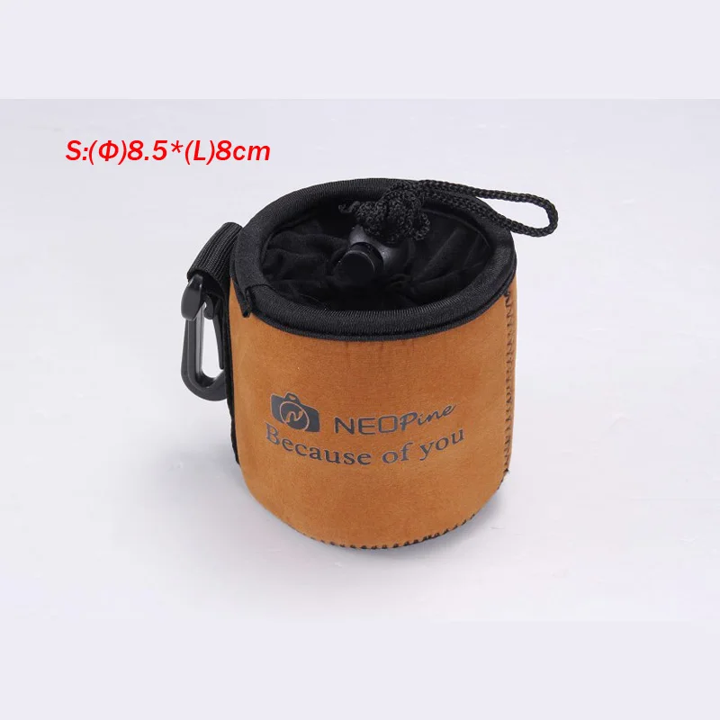 Neoprene Soft DSLR Lens Bag Pouch Case Protector + Belt Loop four sizes