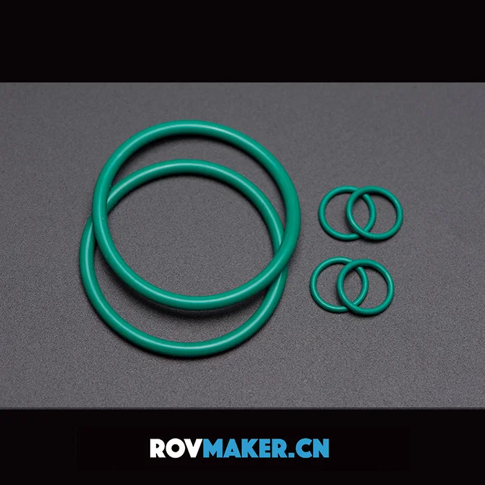 ROVMAKER Sealed Cabin Waterproof Fluorine Rubber O-ring Seal Replacement Kits Sealing Ring Parts for RC AUV Underwater Robot