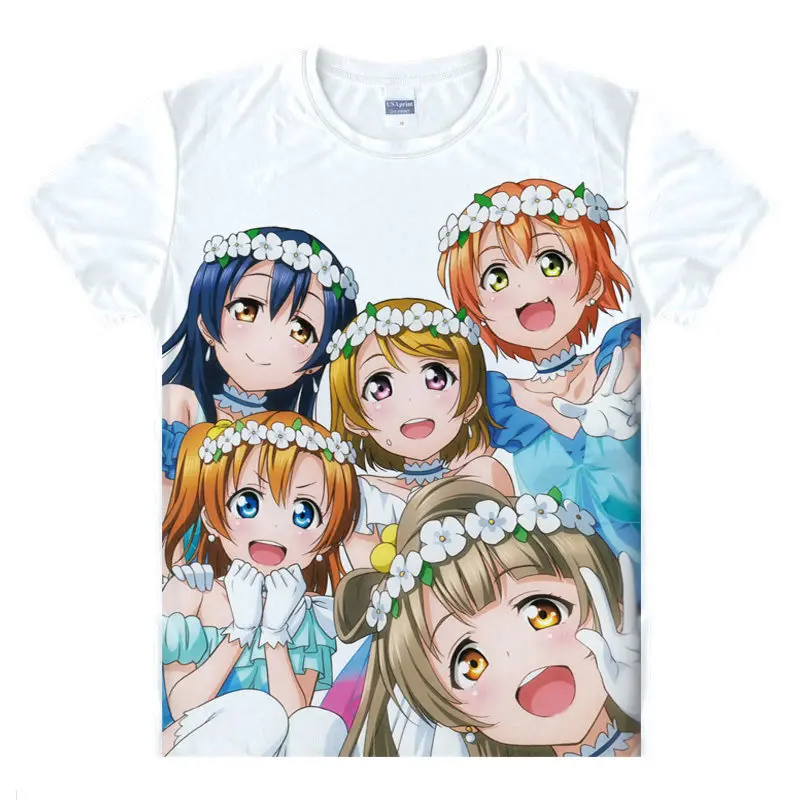 lovelive T-Shirt Maki Nishikino Shirt Fast Drying T-shirts anime costume summer style,Kawaii T-Shirts For Girls lolita Clothes A