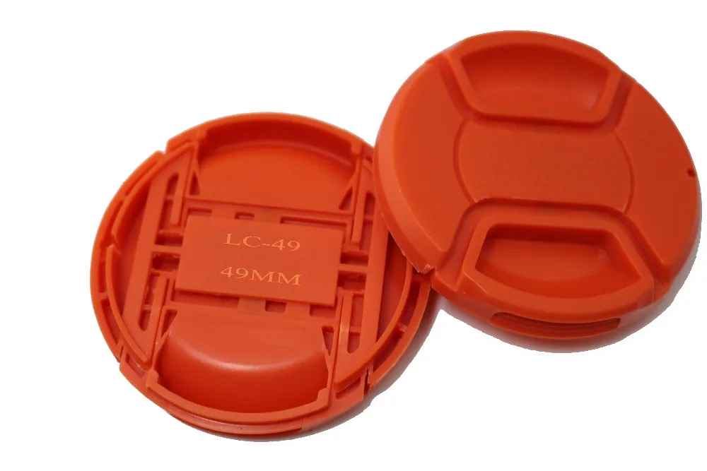Цветная 46 мм 49 мм 52 мм 55 мм 58 мм 62 мм Центральная защелкивающаяся передняя крышка объектива для Canon Nikon для камеры Sony