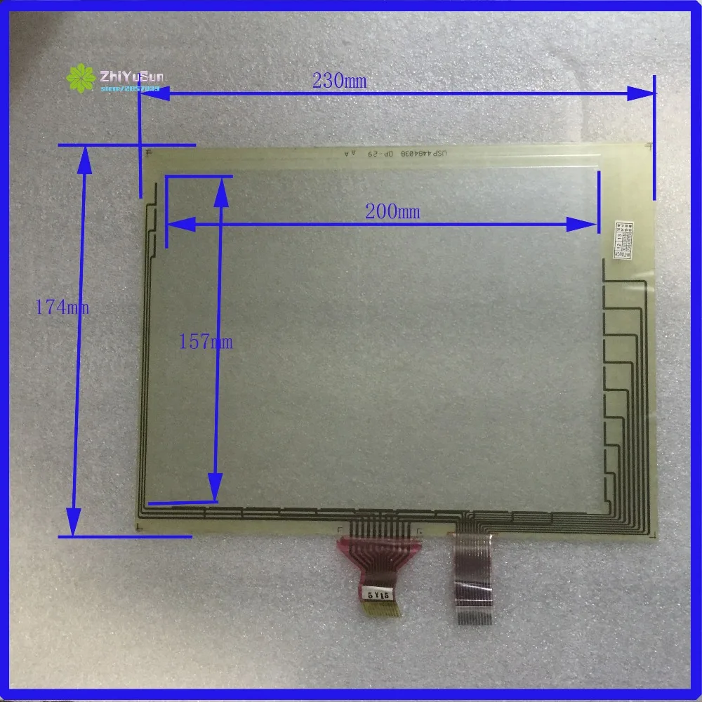 

ZhiYuSun USP4484038 230mm*174mm touch screen panel TouchSensor glass 230*174