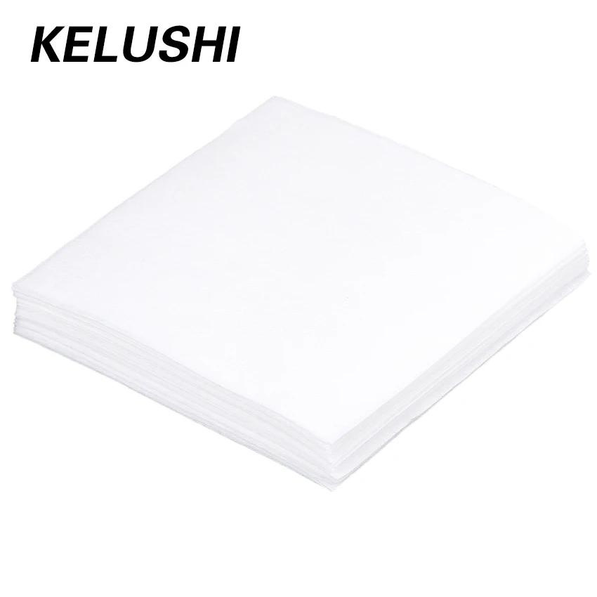 

KELUSHI Wholesale Anti-static lint-free wipes dust free paper dust free paper 50pcs fiber optic tools 100*100(MM) Free Shipping