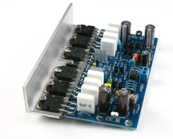 L25 250W+250W 8ohm Class AB KEC KTB817 KTD1047 2SA1186 2SC2837 Amplifier Completed board with heatsink by LJM