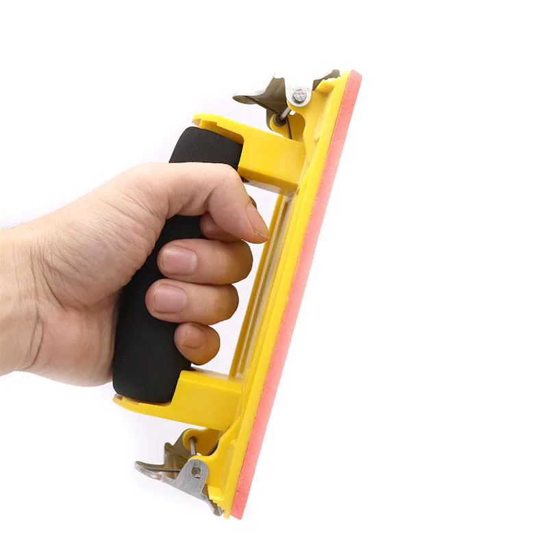 1pcs Sandpaper Holder Grinding Polished For Walls Woodworking Polishing Sand Frame Abrasive Tools Handheld Matte Paper Frame