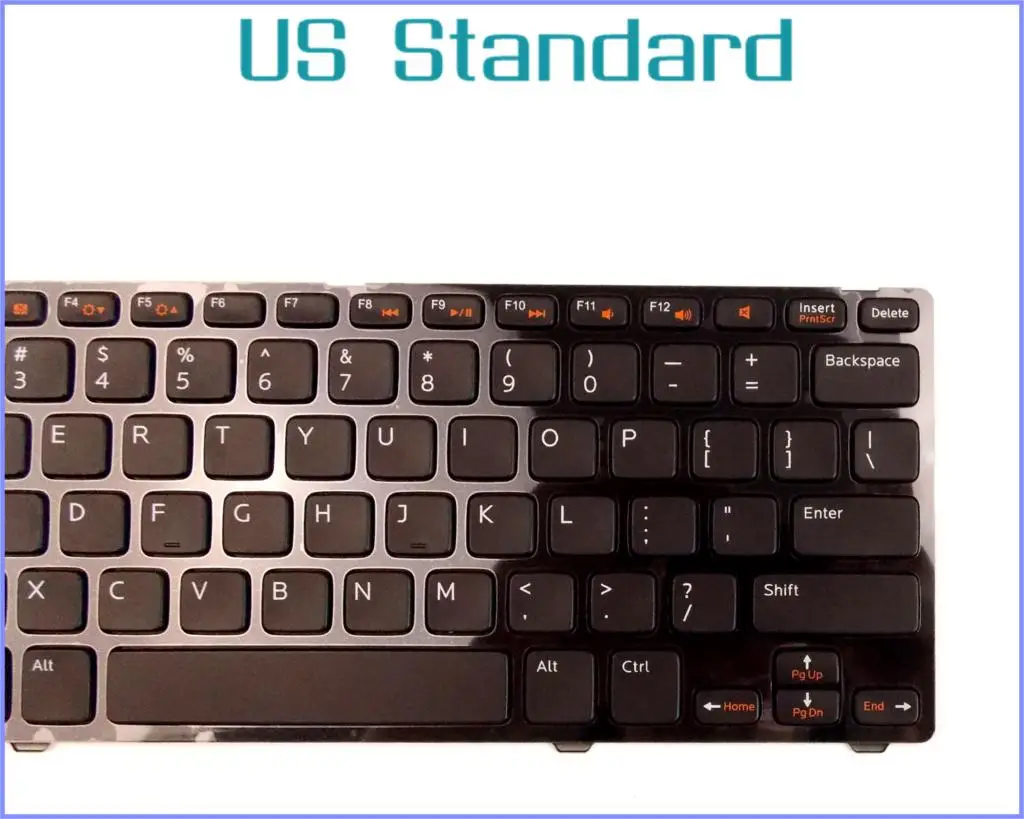 US English Version Keyboard for Dell Vostro 3360 V3360D V3360D-4408 V3360D-2608 V3360D-2808 V3360D-3808 Laptop with Frame image 4