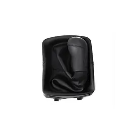 Car Gear Shift Knob With Leather Boot 02-05 Polo/Derby/Vento-IND 08-09 Polo Classic 04-07 Polo Lim  2002-2009 POLO Mk4 9N/9N2