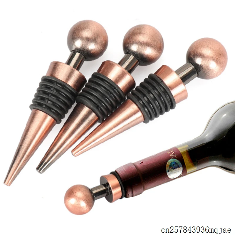 50pcs Wine Bottle Stopper Wine Storage Twist Cap Plug Reusable Vacuum Sealed