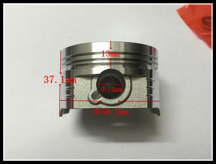 motorcycle piston ring CB133 CG133 piston ring piston diameter 58.5mm piston pin diameter 14mm Engine Mode ZS158FMI-2