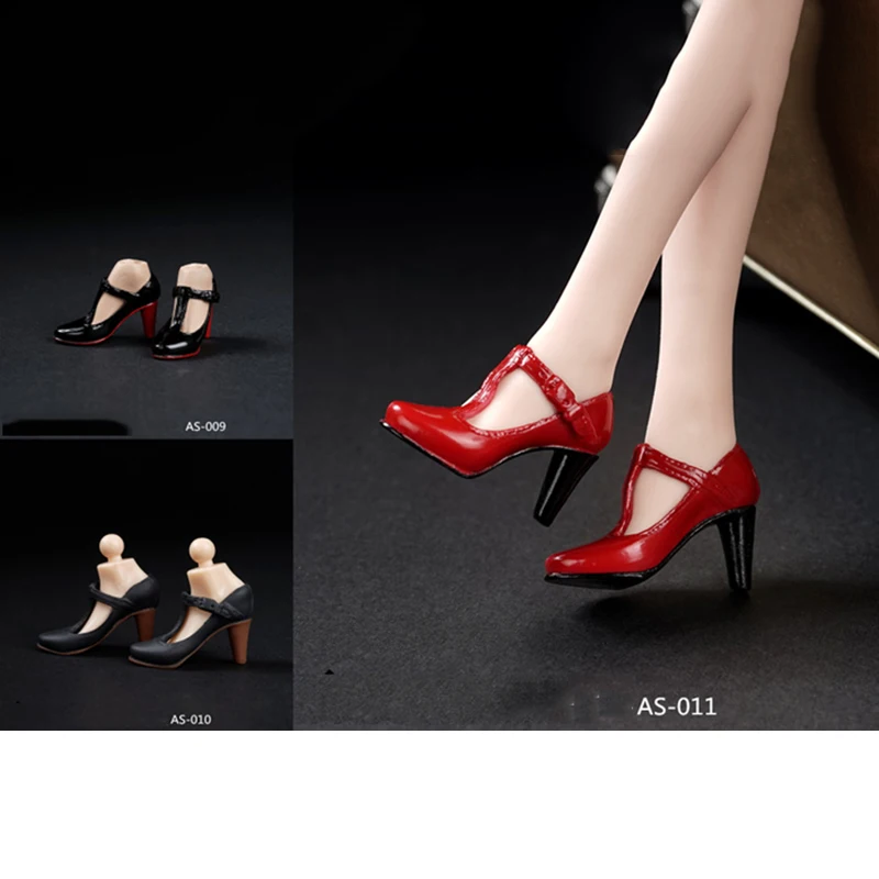 1/6 Women's High Heels Pumps Model without feet for 12 Inches Figures