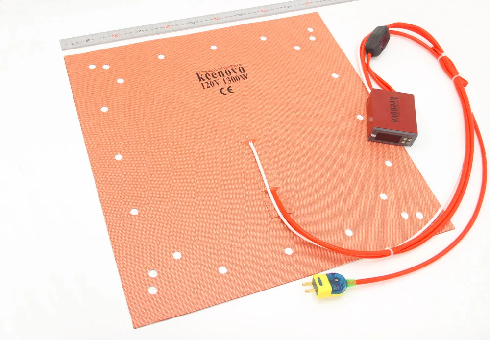 Keenovo Silicone Heater CR-10 S5 3D Printer Heatbed Build Plate Heating Pad 20