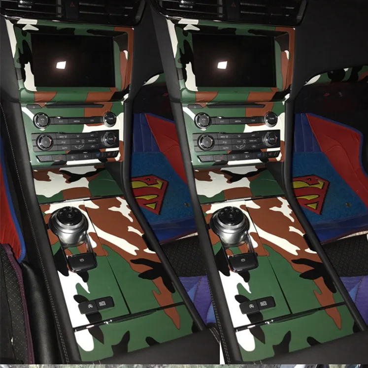 Car Stling 20*152m Camouflage car body Wrap Film Camo Army Green car-stylings stickers and Decals PVC Vinyl Car Sticker