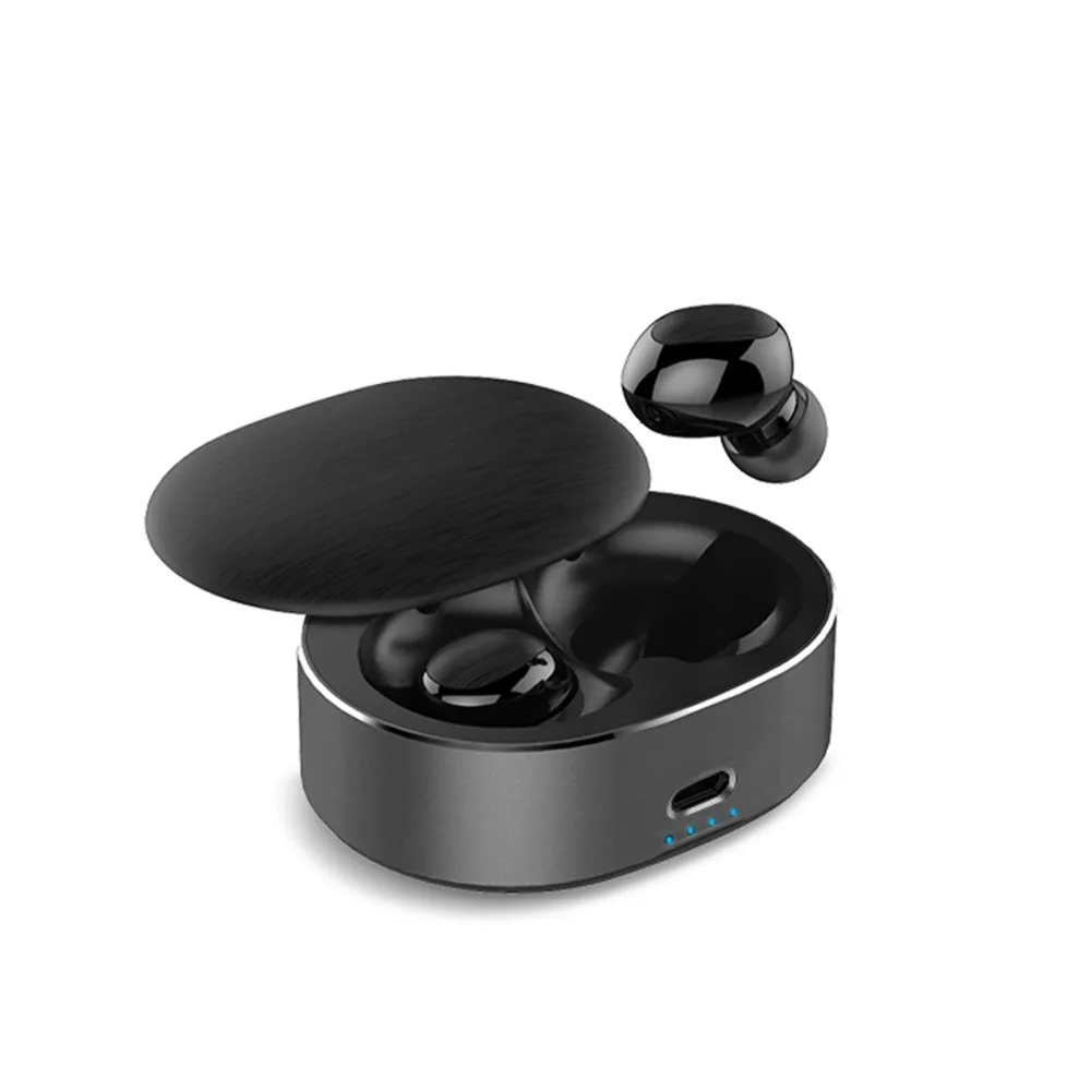 

FooHee TWS Wireless Earphones Bluetooth Double Sides with Charging Cradle Comfortable Fit Noise Reduction BT-B20