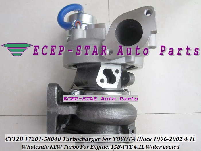 Free Ship CT12B 17201-58040 17201 58040 1720158040 Turbo Turbocharger For TOYOTA Hiace Mega Cruiser 96-02 15B-FT 15B 15BFTE 4.1L