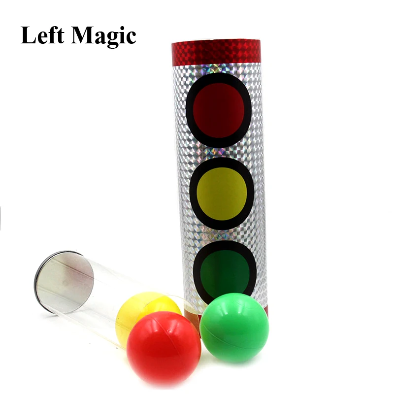 Bolas milagrosas, trucos de magia, luces de tráfico, cambio de Color, accesorios mágicos de escenario, ilusión, truco, mentalismo, juguetes clásicos