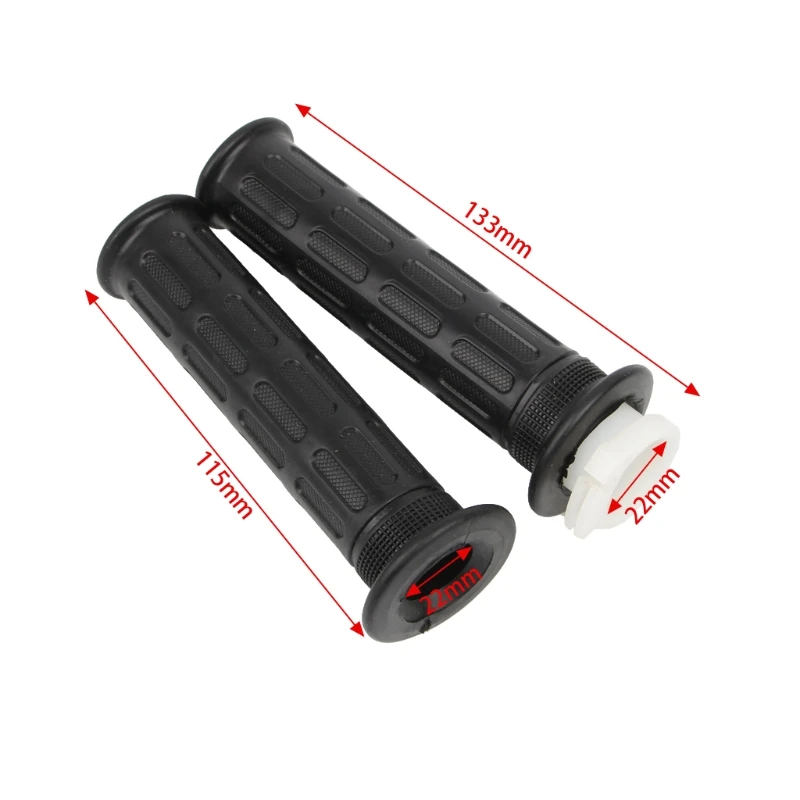 1 Pair 7/8\'\' Motorcycle Handlebar Hand Grips Rubber For Honda CBR 250R 929 954