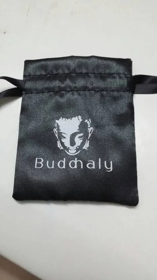 High quality 200pcs satin small drawstring bag size 10*12cm  jewelry bag wholesale with custom one color printing free shipping