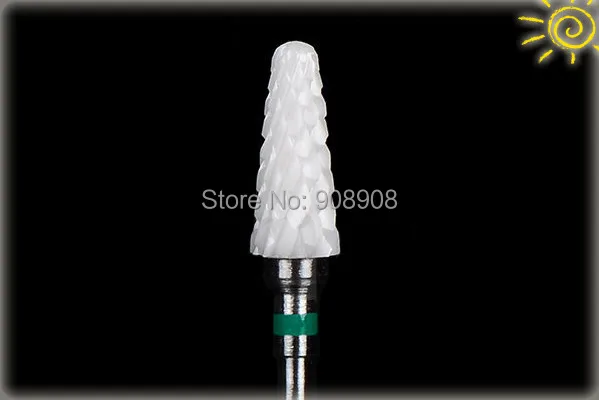 Nail Drill Bit Mediumtoothing Zirconia Ceramic Foot Callus Bit Nail Salon Art Electric Manicure Pedicure Micromotor Care Tools