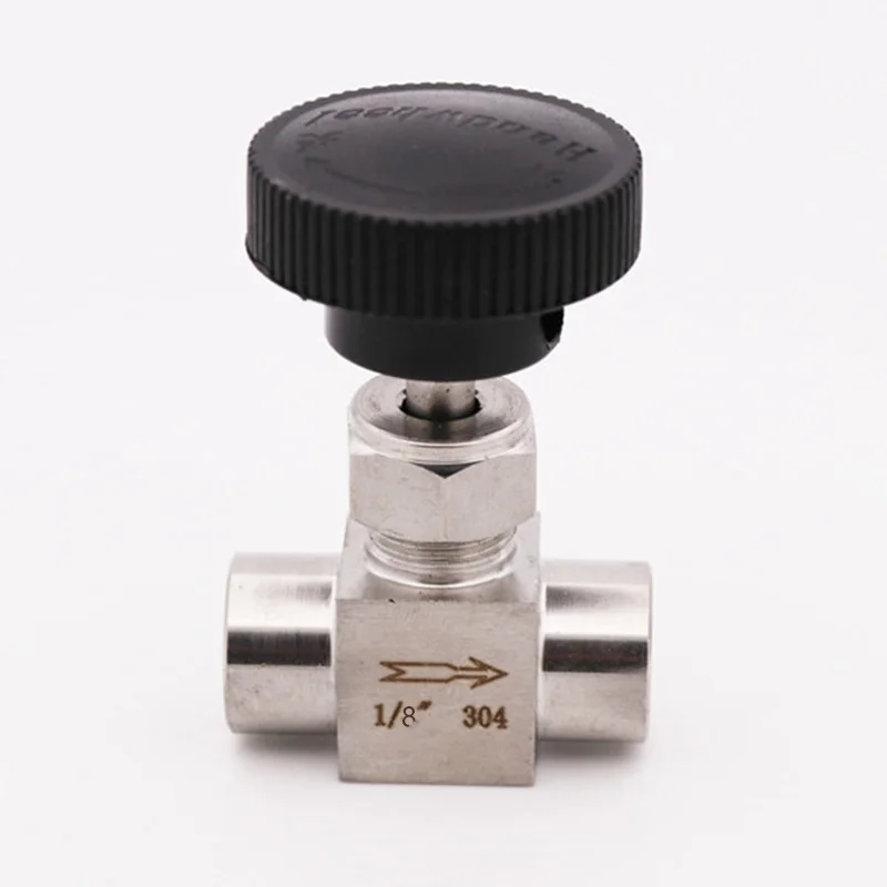 

1/8" BSP female Thread 304 Stainless Steel Flow Control shut off Needle Valve 915 PSI water gas oil