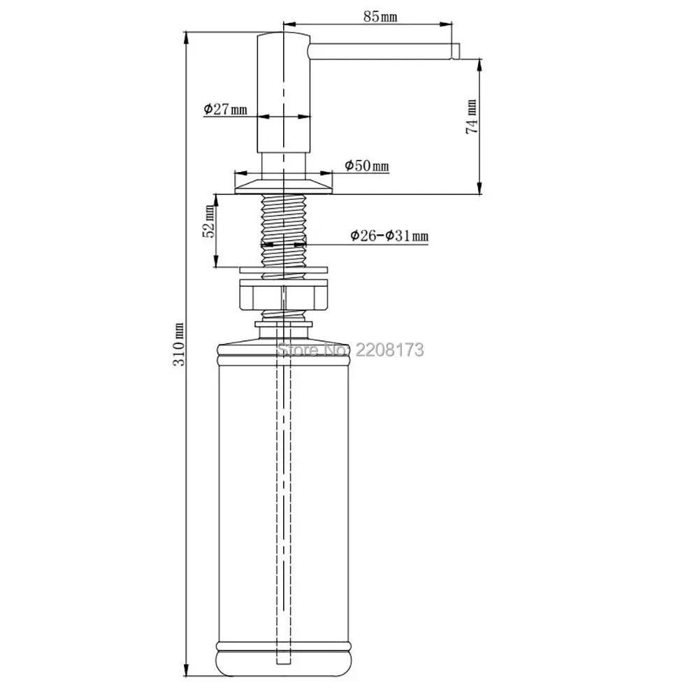 Smesiteli-dispensador de jabón con acabado de bronce antiguo para cocina, dispensador de detergente para baño, herramientas dispensadoras de loción y jabón líquido