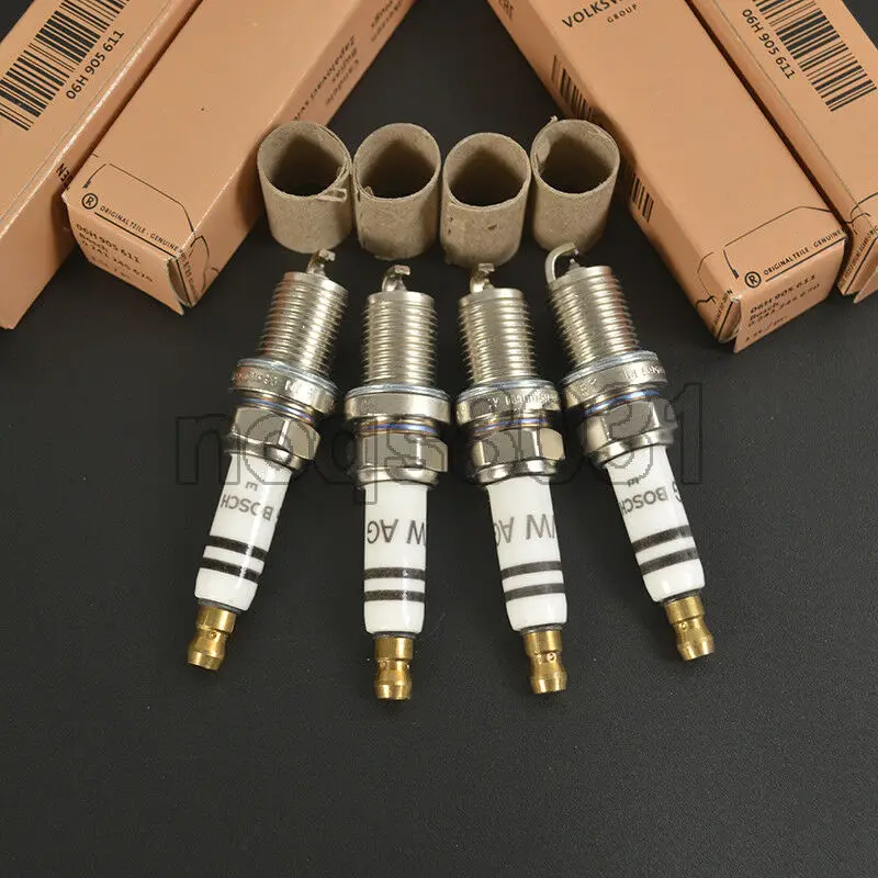 4PCS New iridium Spark Plug for Audi A4 A5 VW Passat 06H905611 PFR7S8EG