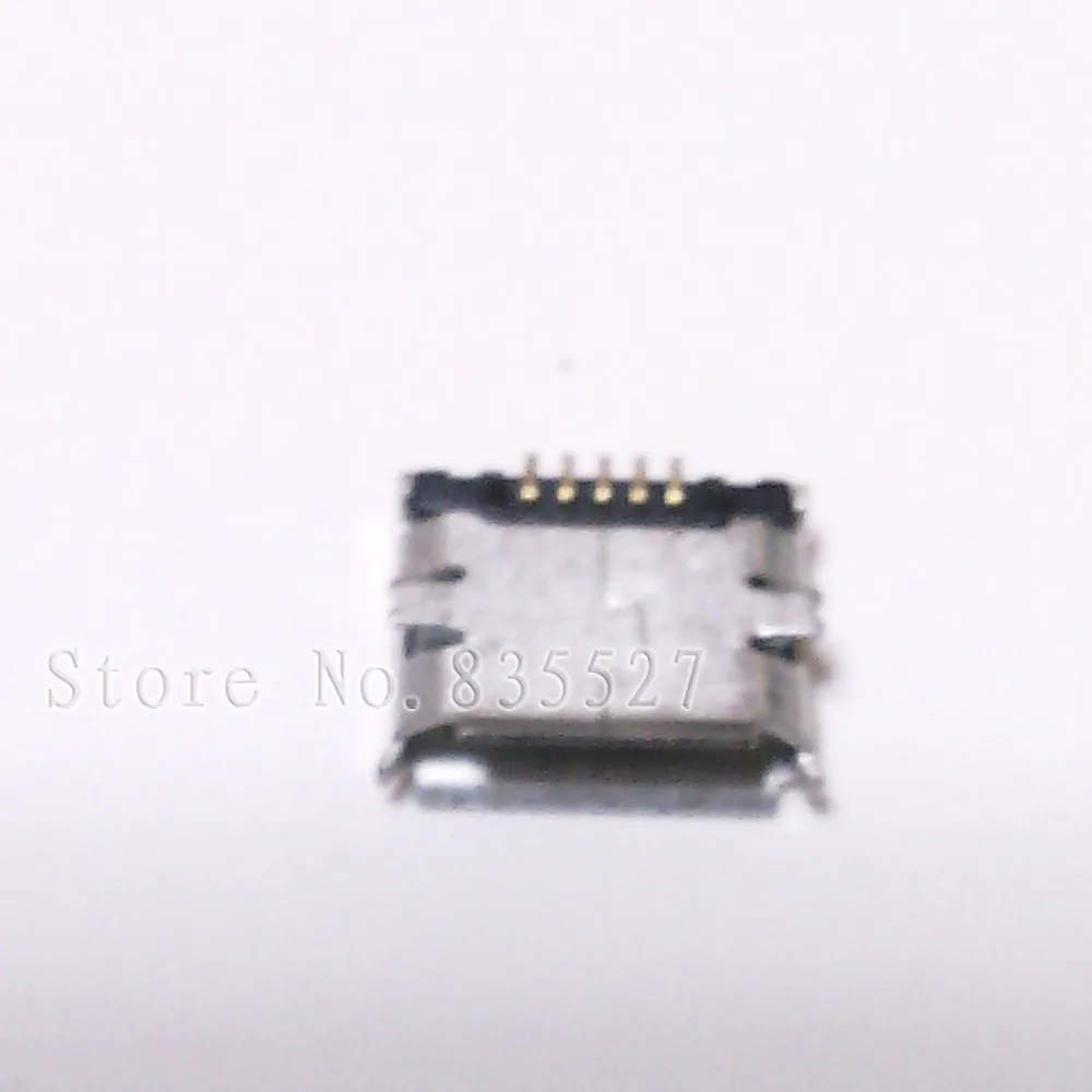 1000pcs/lot micro USB ( female )  5pin VS3 - micro - B type - FCI - SMD SMT there are foot column  there are a rear cover