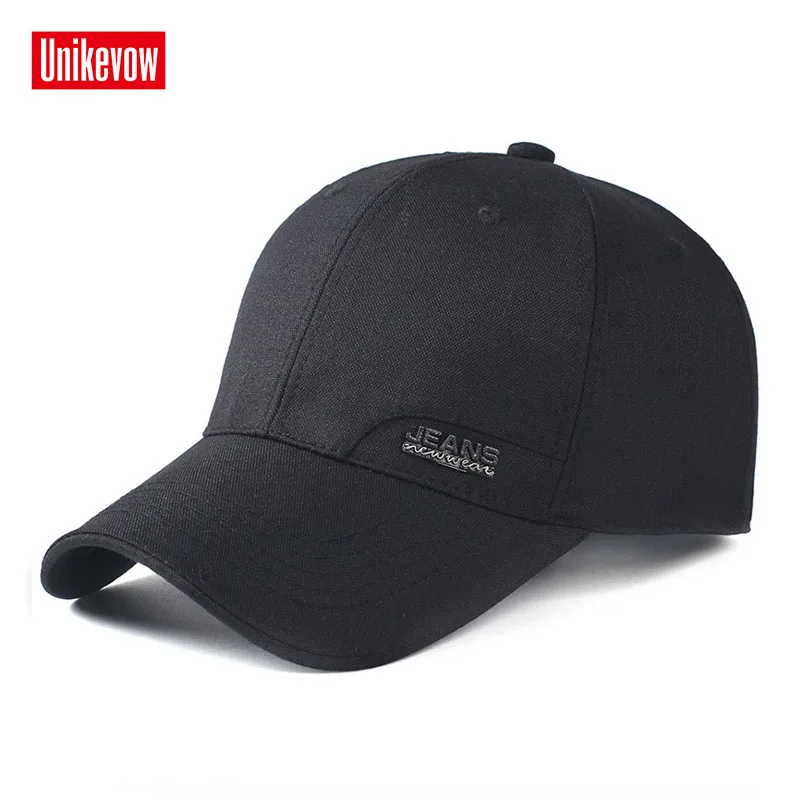 

High quality Cotton Adjustable Solid color Baseball Cap with iron logo Unisex couple cap Fashion Leisure dad Hat Snapback cap