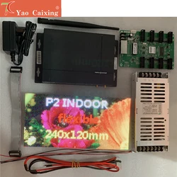 Shipping Free Novastar TB2 Sending Box Controller P2 Flexbile Module  MRV7512S Receiving Card 5v40a200w Power Supply