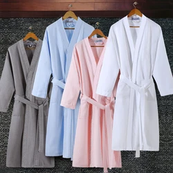 Te Koop Mannen Kimono Badjas Zuigen Water Plus Size Zomer Wafel Badjas Handdoek Vrouwen Kamerjas Spa Bruidsmeisje Nachtkleding Sexy