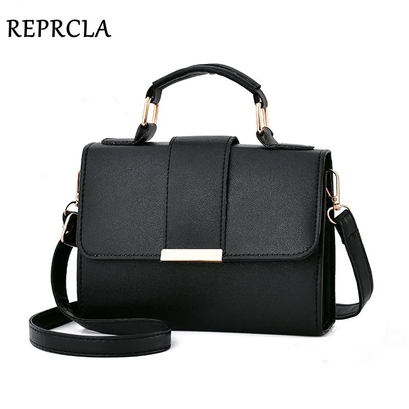 REPRCLA 2024 letnie modne damskie torebki skórzane torebki torba na ramię z PU małe torby typu Crossbody z klapką dla kobiet