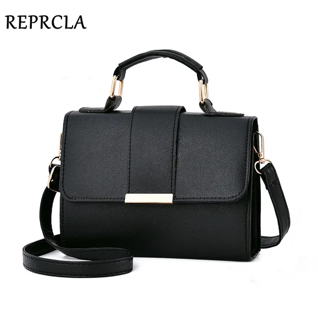 REPRCLA 2024 letnie modne damskie torebki skórzane torebki torba na ramię z PU małe torby typu Crossbody z klapką dla kobiet