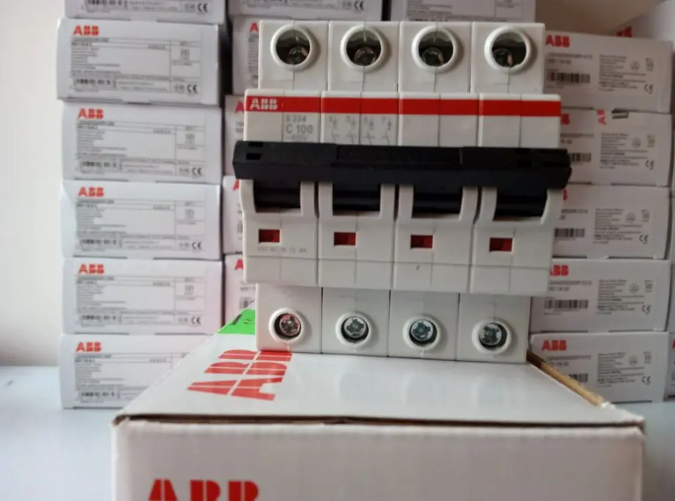 ABB miniature circuit breaker, S204-B100 / S204-C100 brand new original 1 piece