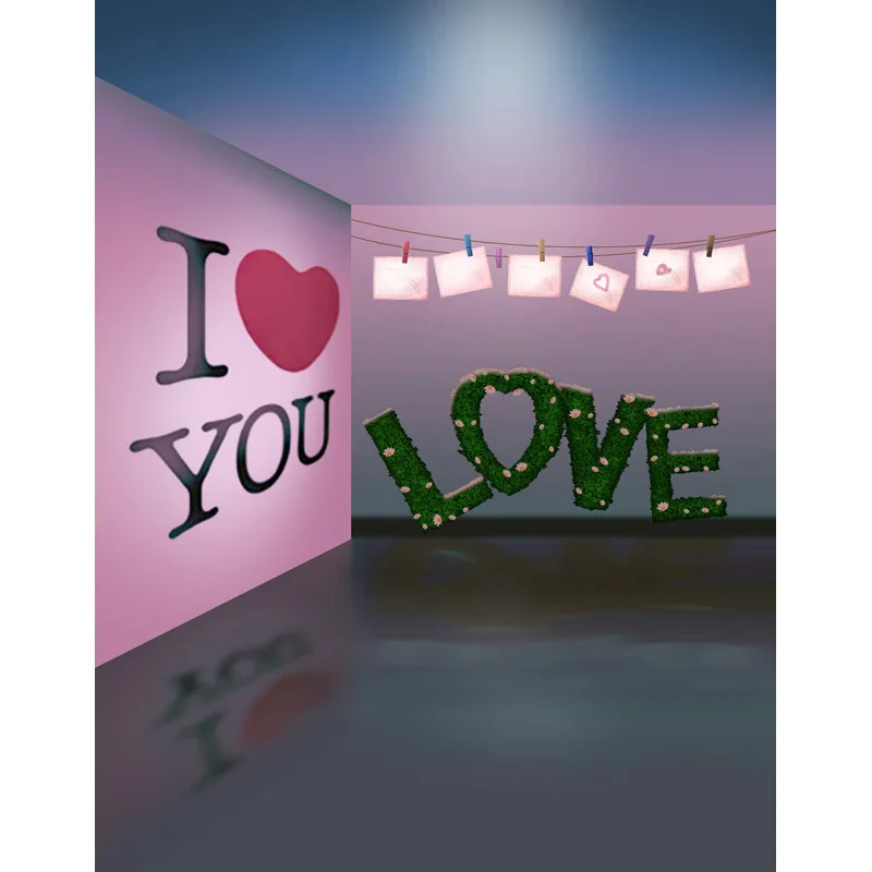 LIFE MAGIC BOX  Photo Backdrops I Love You Fotografia Photo Backgrounds S-2494