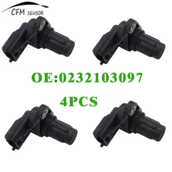 4PCS New Camshaft Position Sensor 0232103097 Fits for Alfa Romeo Fiat Jeep Lancia 0.9-1.6L 1998-