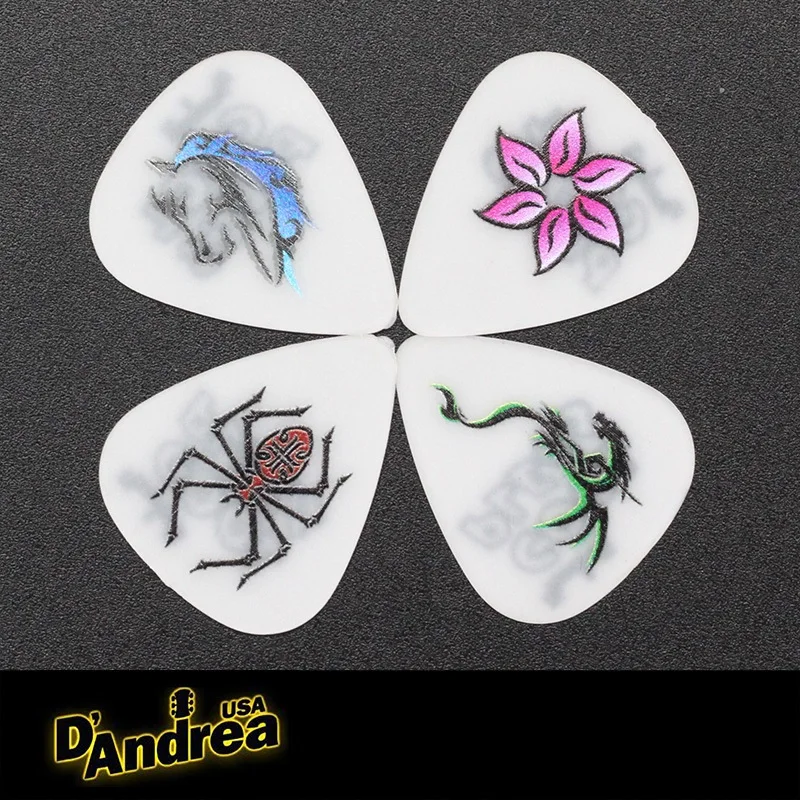 D'Andrea USAs Cool Plecs Tattoo Picks Manufactured with Delrin Material